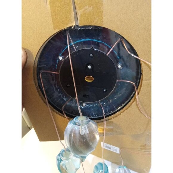 Wind And Weather Solar Lantern Blue Tear Drop Battery Operated Solar Mobile - Picture 2 of 7